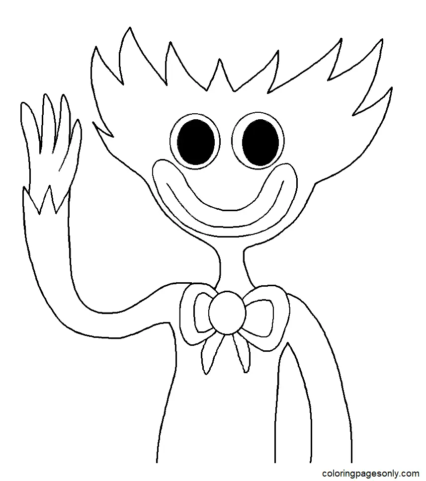 Huggy Wuggy Para Colorear 66
