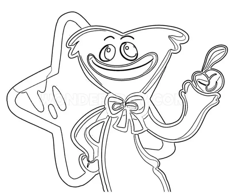 Huggy Wuggy Para Colorear 78