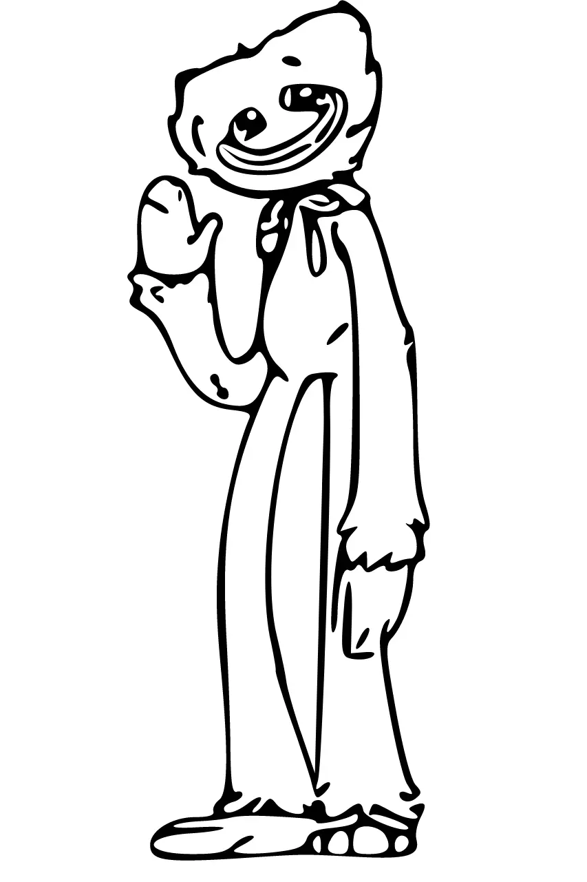 Huggy Wuggy Para Colorear 90