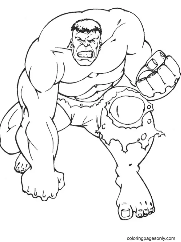 Desenhos de Hulk Para Colorir 25