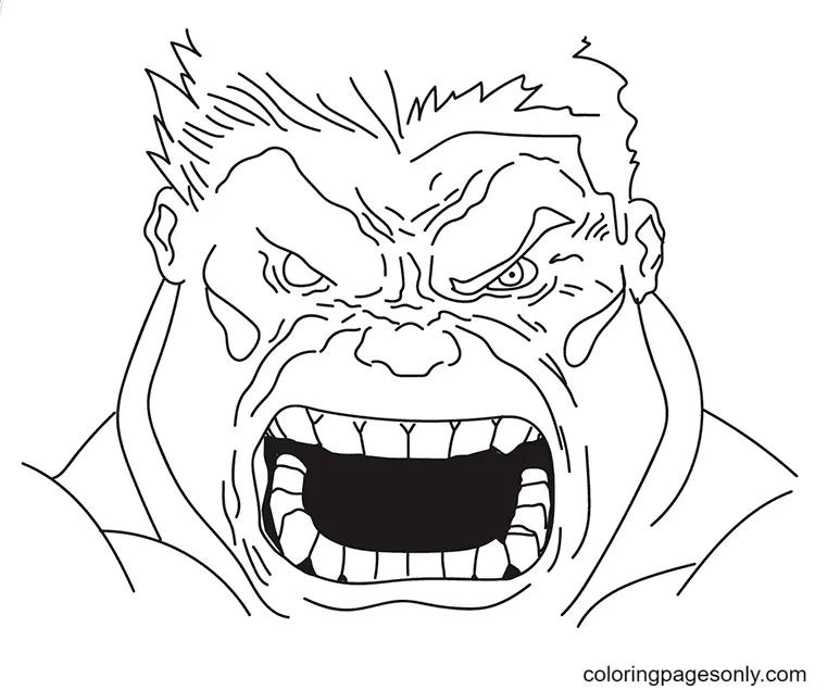Desenhos de Hulk Para Colorir 31