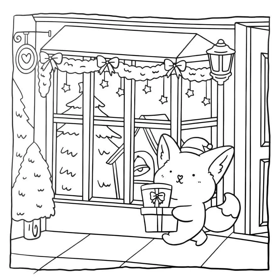 Hygge Christmas Coloring pages 33