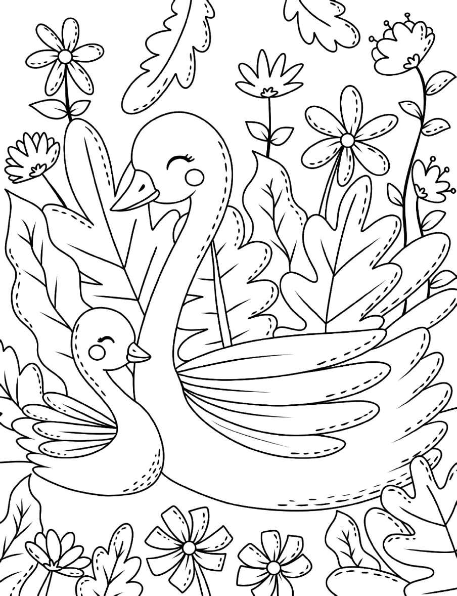 Hygge Scandinavian Coloring Pages 12
