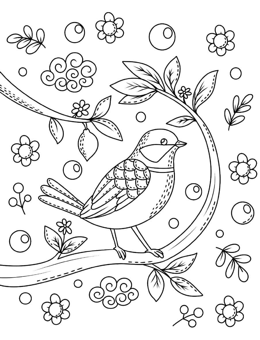 Hygge Scandinavian Coloring Pages 15
