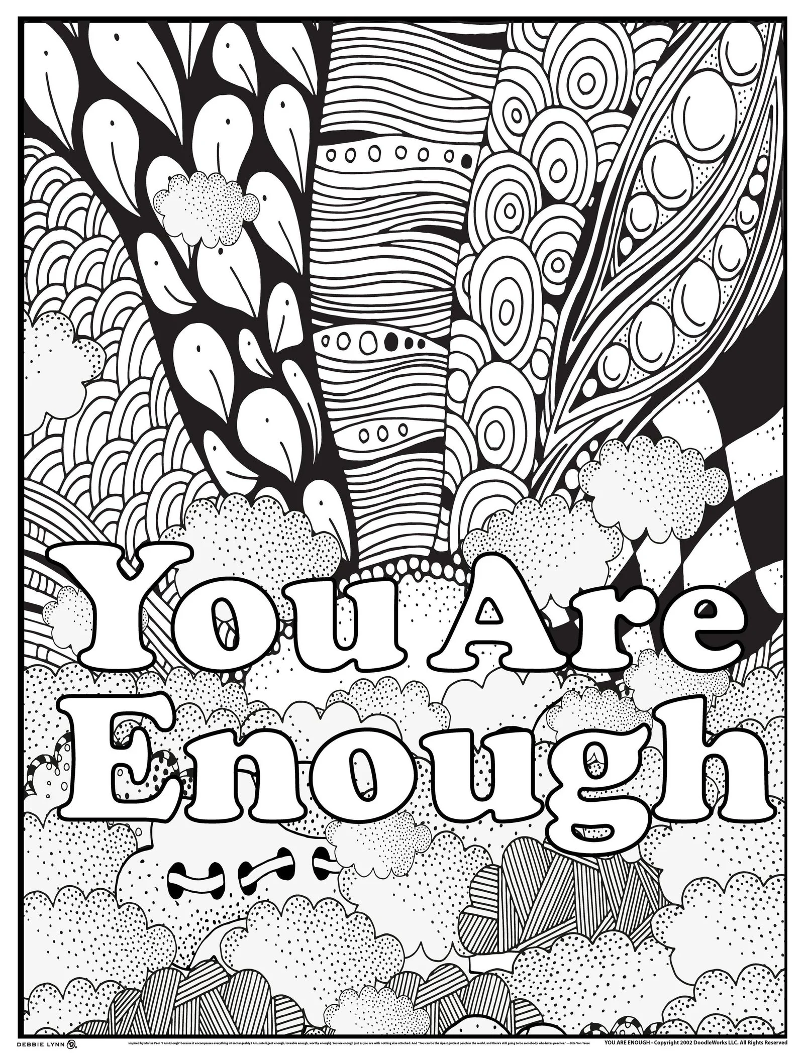 I Am Enough Coloring Pages 13
