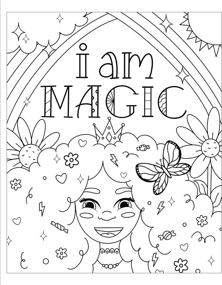 I Am Enough Coloring Pages 15