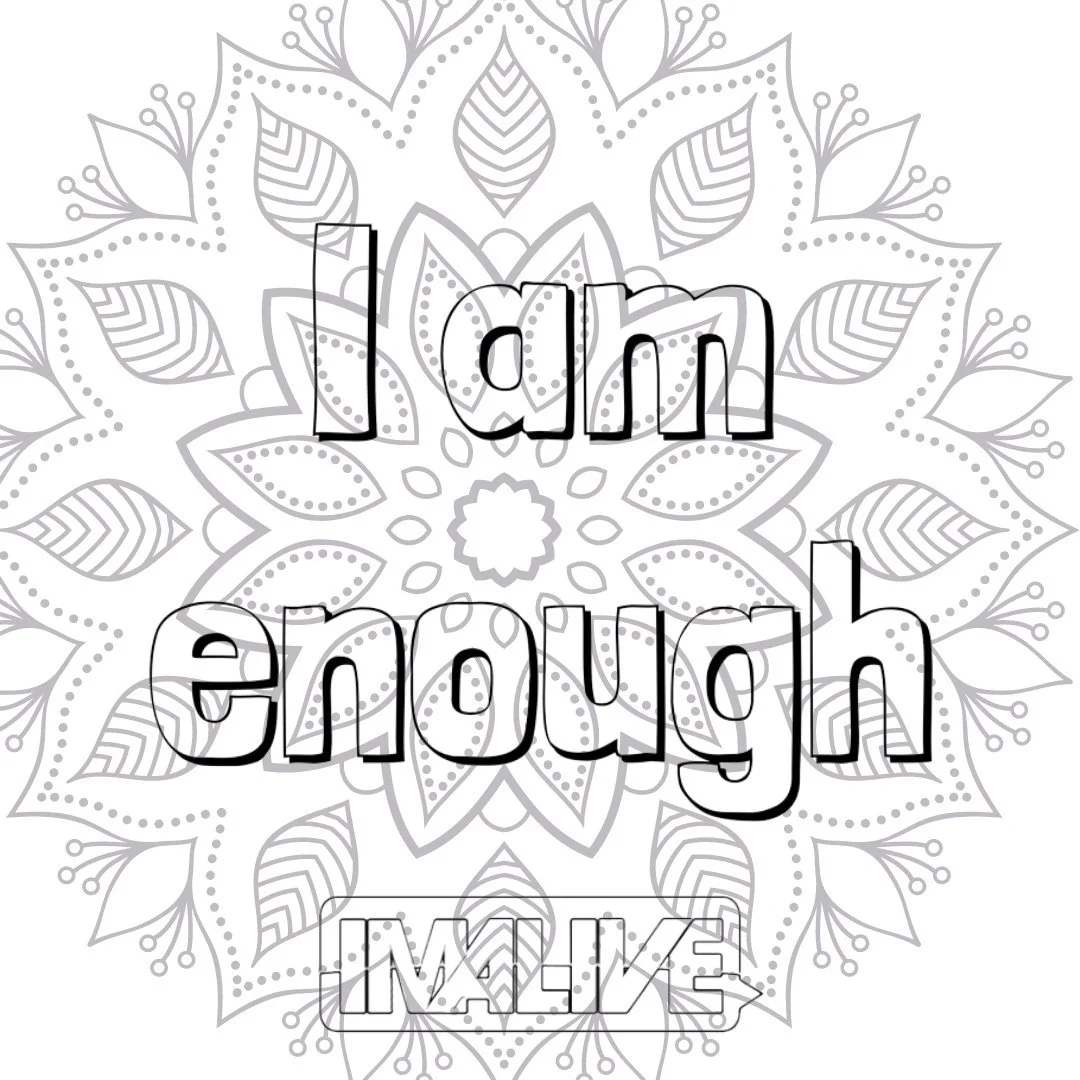 I Am Enough Coloring Pages 6