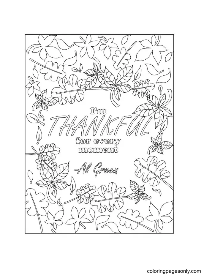 Desenhos de Sou Grato Por Para Colorir 29