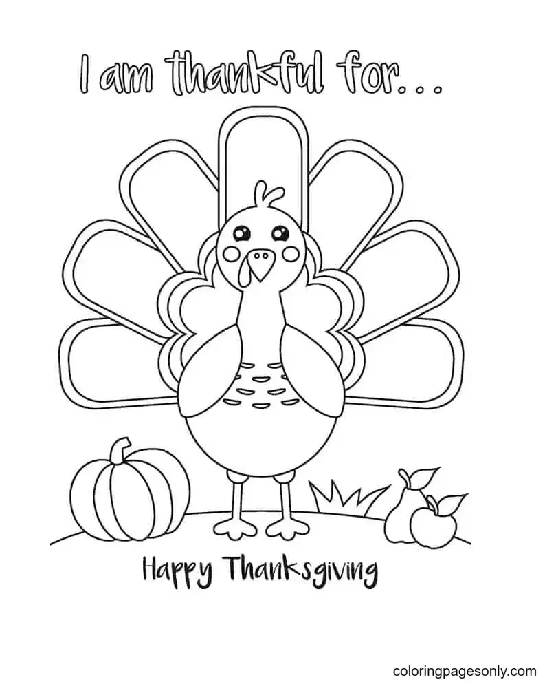 Desenhos de Sou Grato Por Para Colorir 3