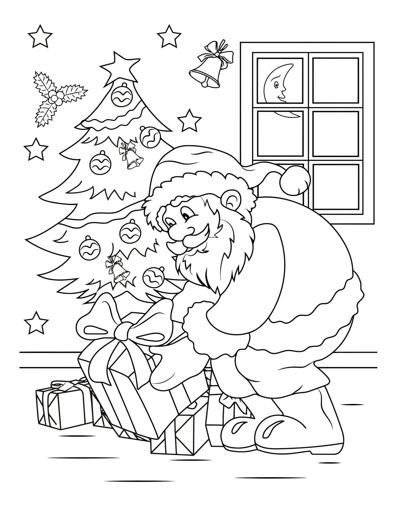 I Spy Christmas Coloring Pages 10