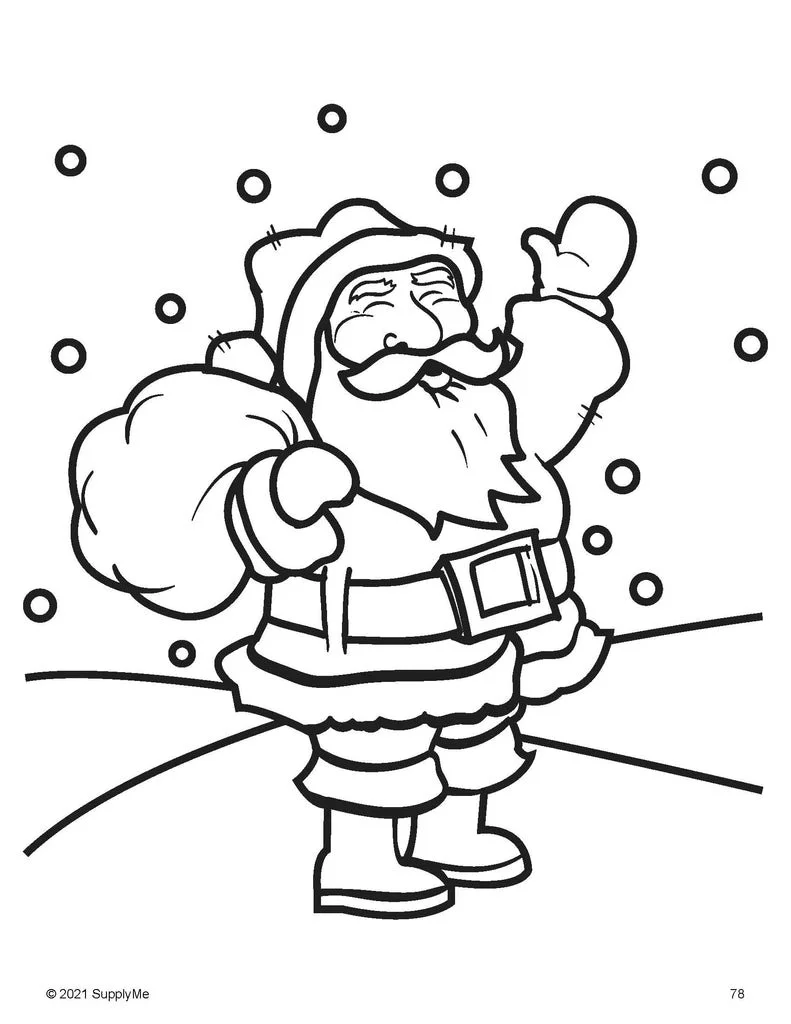 I Spy Christmas Coloring Pages 13