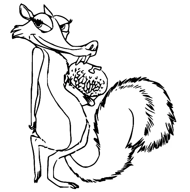 La Edad De Hielo Para Colorear 20