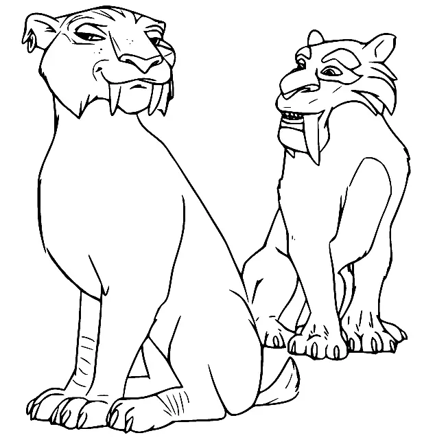 La Edad De Hielo Para Colorear 22