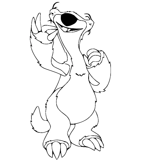 La Edad De Hielo Para Colorear 30