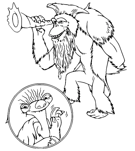 La Edad De Hielo Para Colorear 38