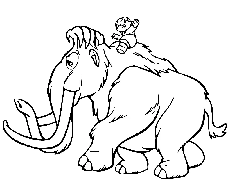 La Edad De Hielo Para Colorear 7