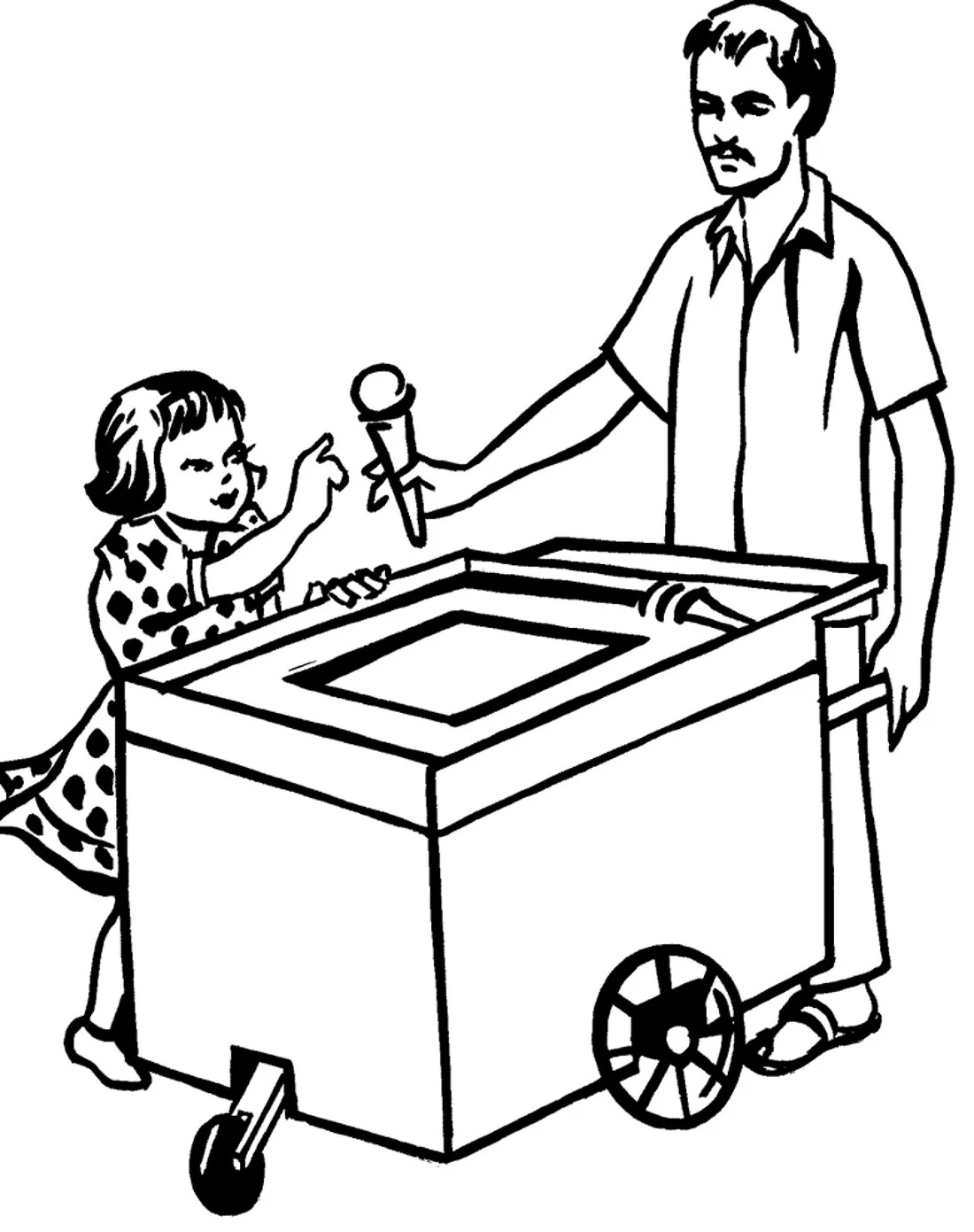 Eiswagen Ausmalbilder 10