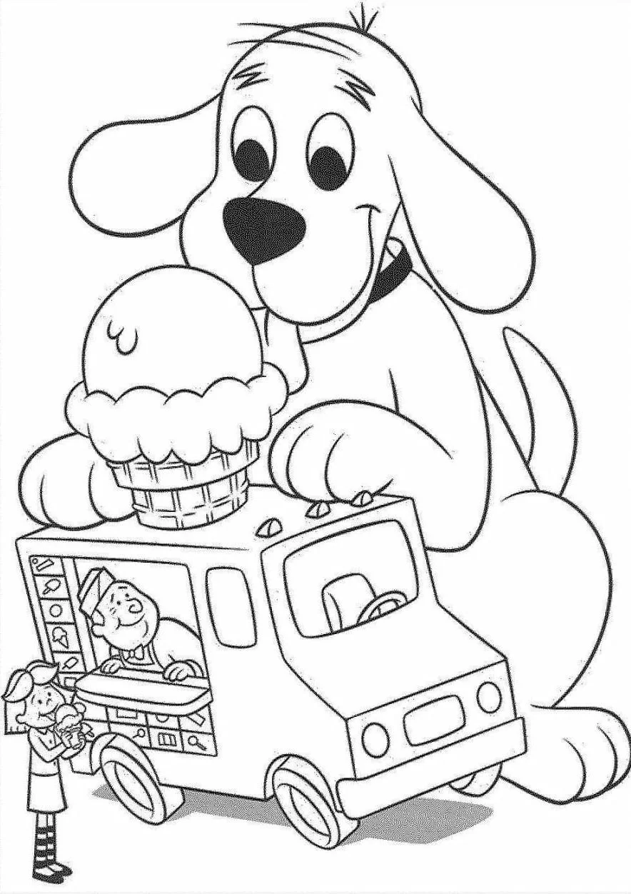 Eiswagen Ausmalbilder 8