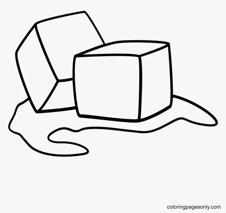 Ice Cube Coloring Pages 11