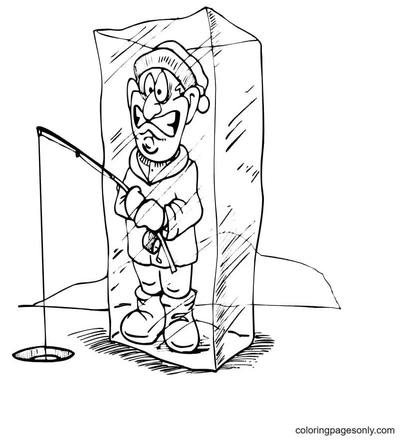 Ice Cube Coloring Pages 14