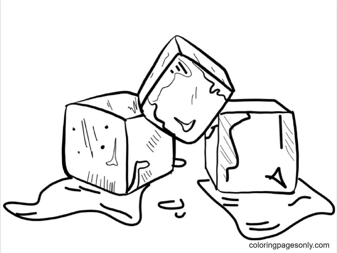 Ice Cube Coloring Pages 15