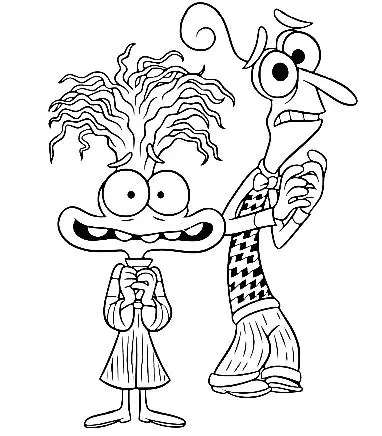 Inside Out 2 coloring pages 10