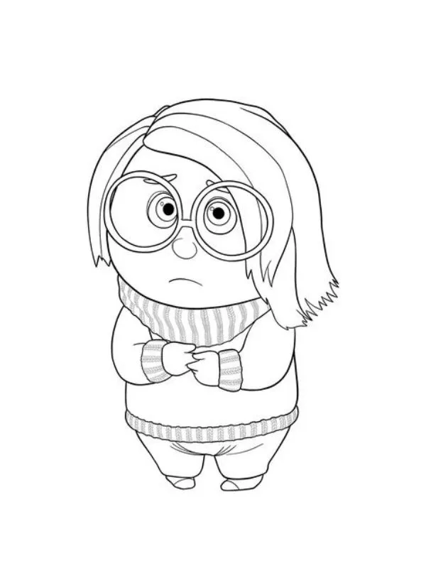 Inside Out 2 coloring pages 39