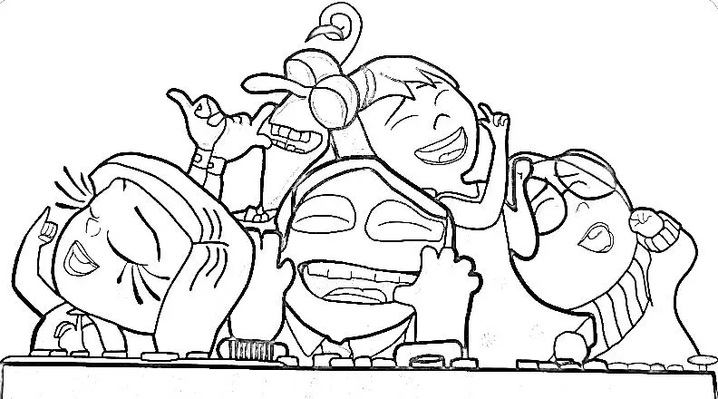 Inside Out 2 coloring pages 4