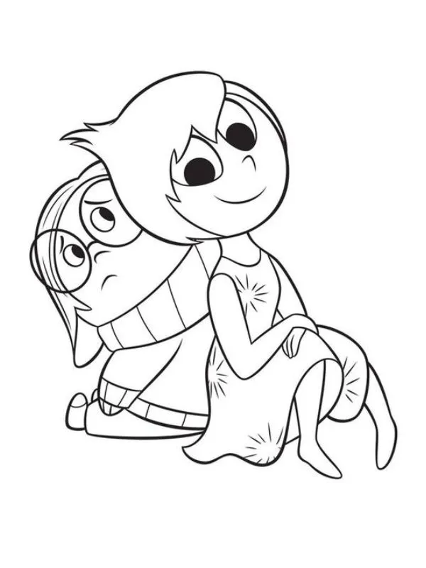 Inside Out 2 coloring pages 54