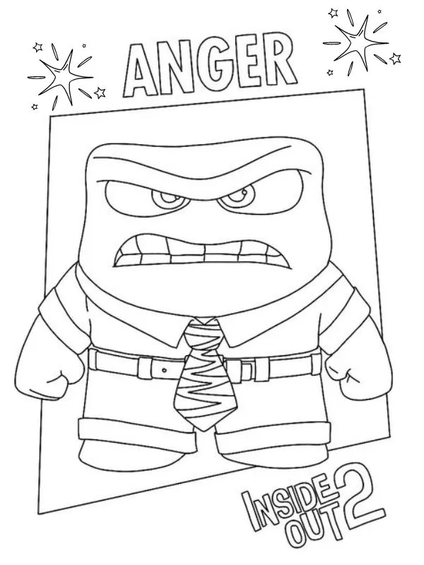 Inside Out 2 coloring pages 60