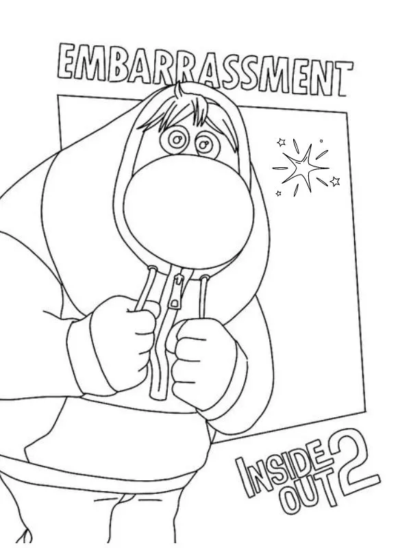 Inside Out 2 coloring pages 67