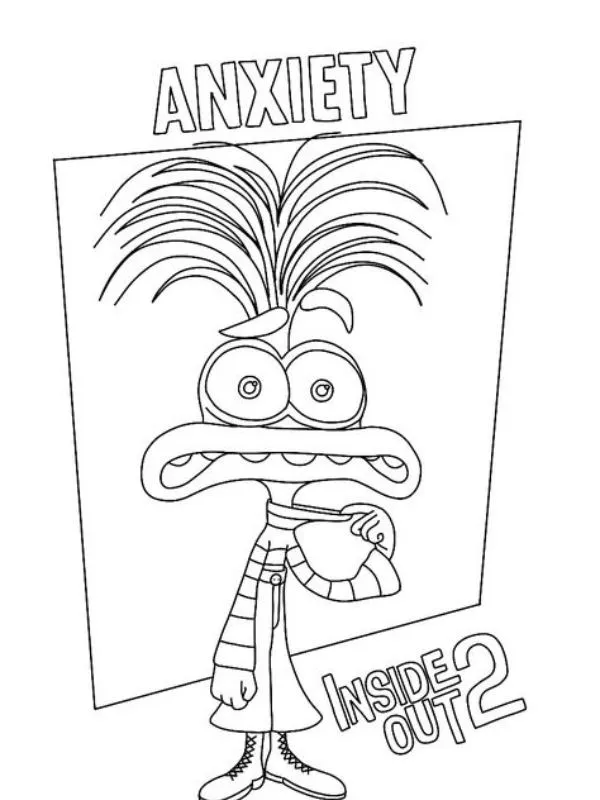 Inside Out 2 coloring pages 68