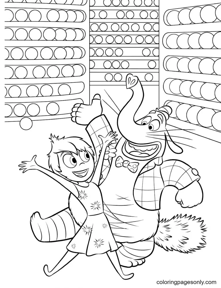 Inside Out Coloring Pages 16