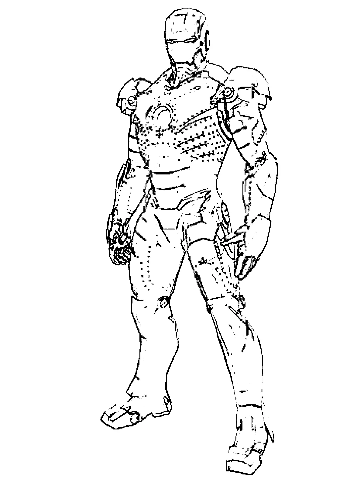 Iron man Coloring Pages 36