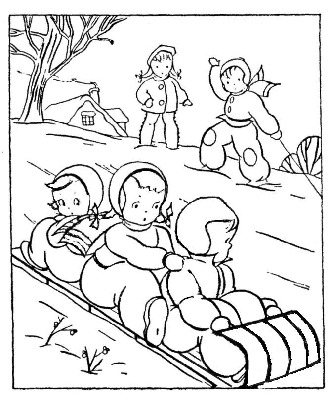 January Coloring Pages 9