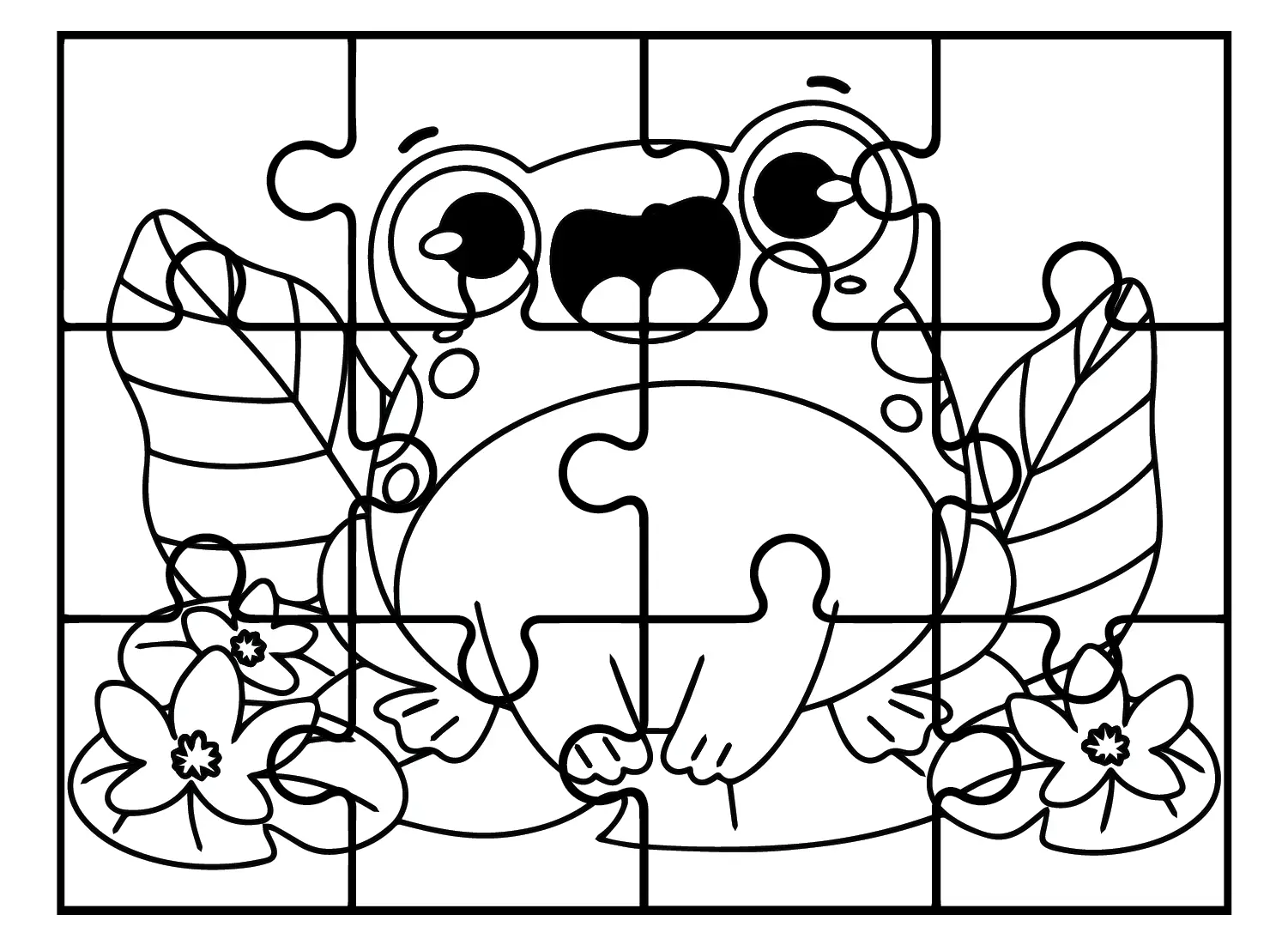 Jigsaw Puzzle Coloring Pages
