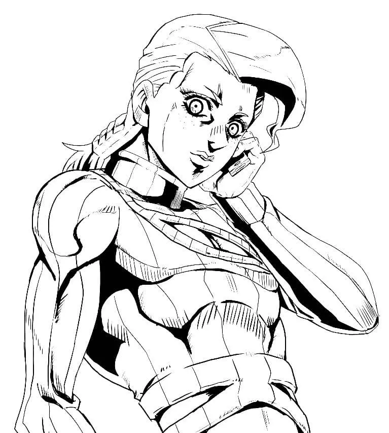JoJo s Bizarre Adventure Coloring Pages 28