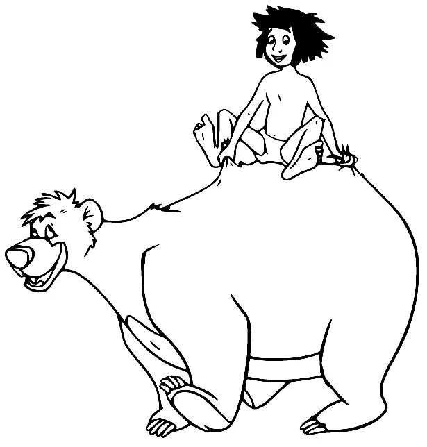 Jungle Book Coloring Pages 50