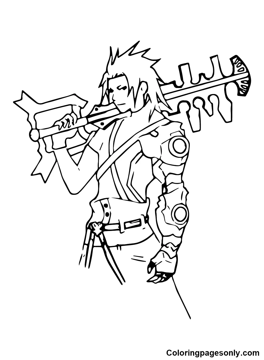 Kingdom Hearts Para Colorear 16