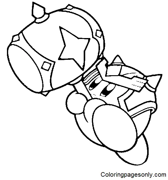 Kirby Para Colorear 58