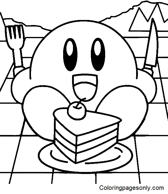 Desenhos de Kirby Para Colorir 59