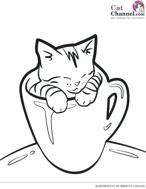 Kittens Coloring Pages 32