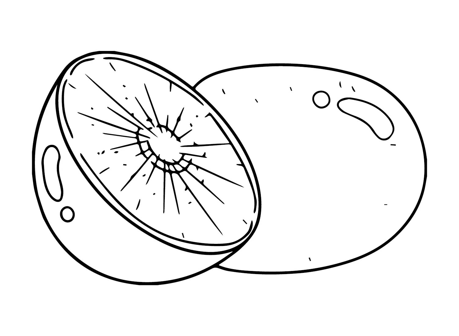 Kiwi Fruit Coloring Pages 14