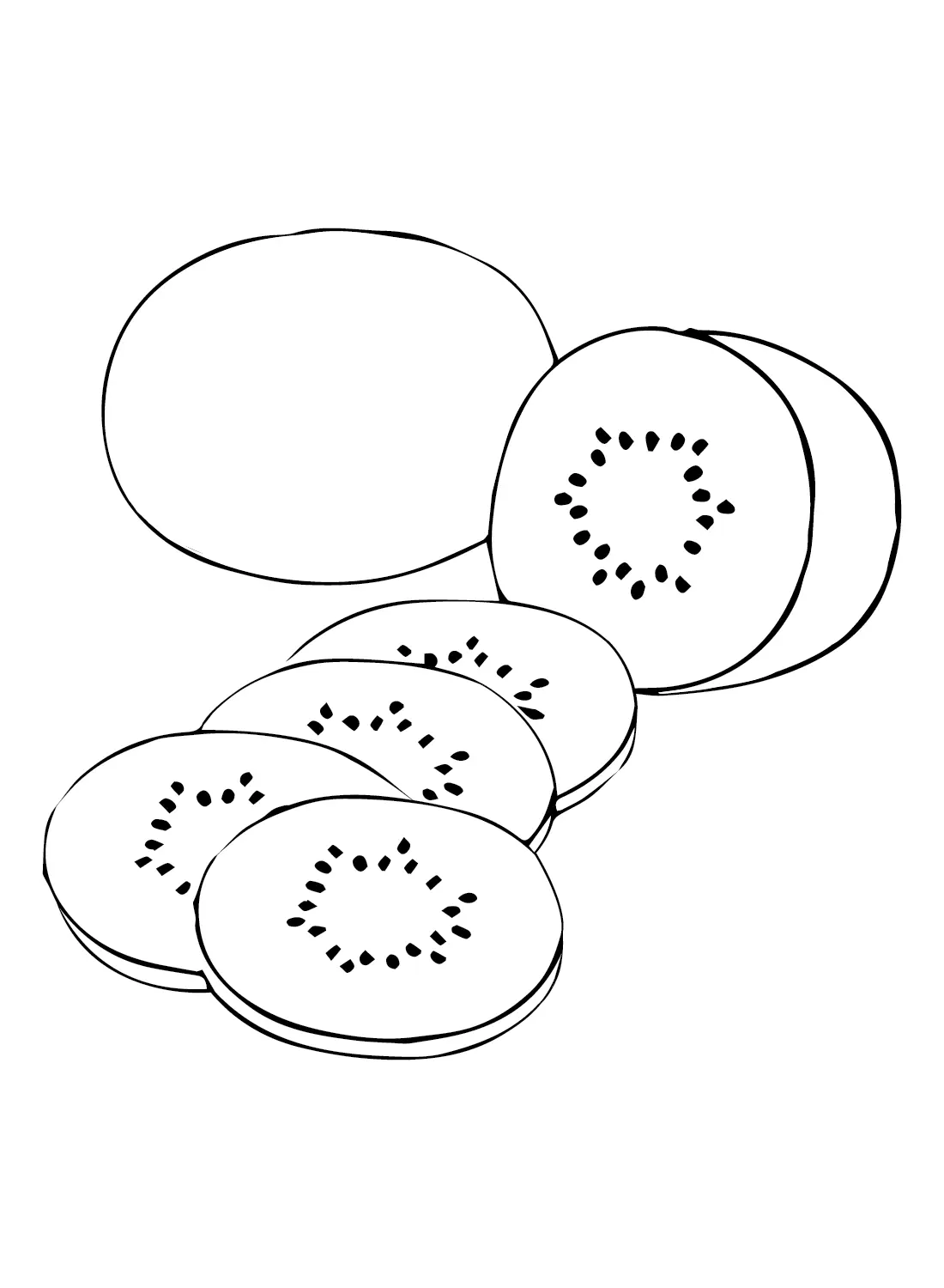 Kiwi Fruit Coloring Pages 18