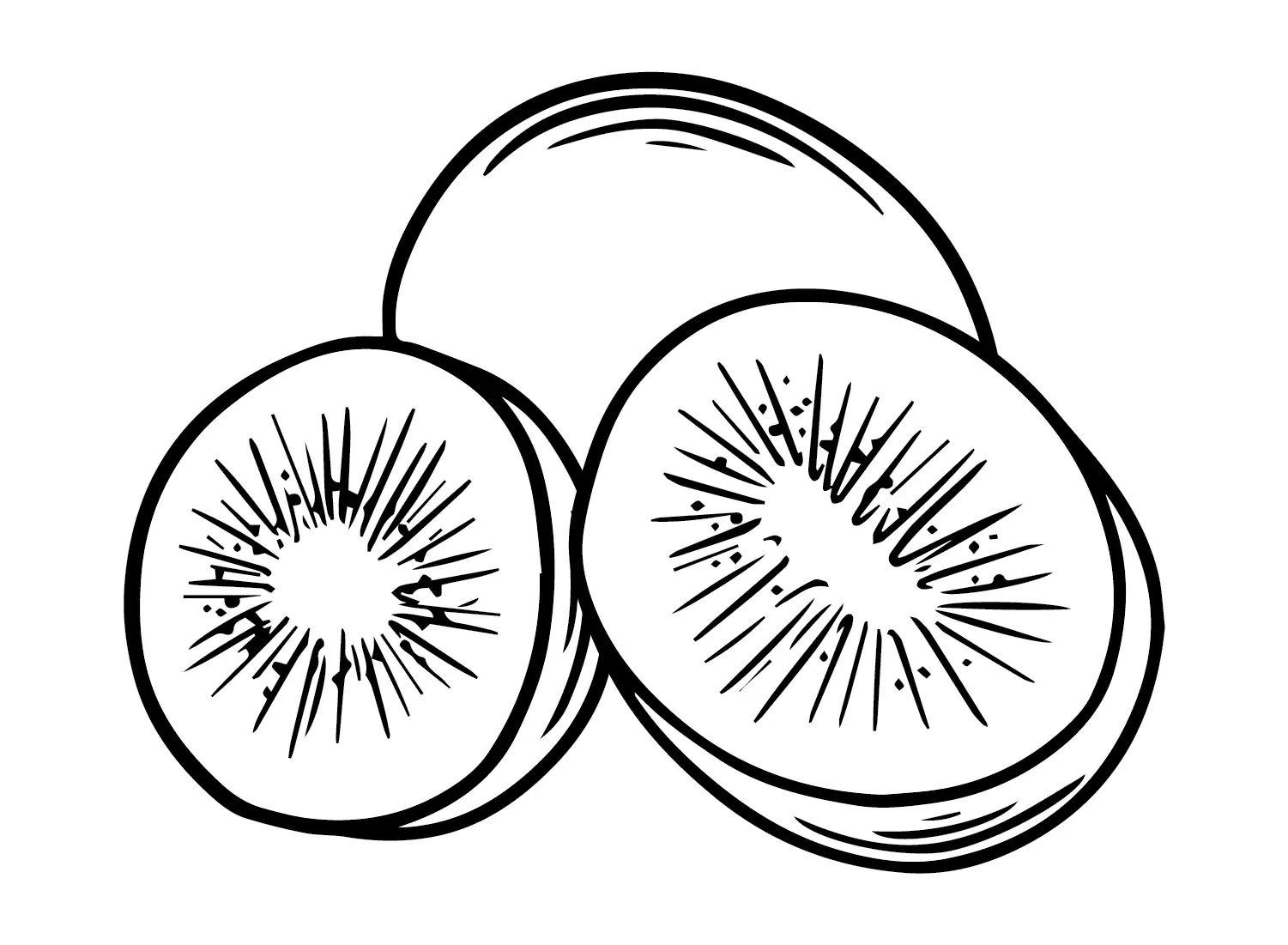 Kiwi Fruit Coloring Pages 20