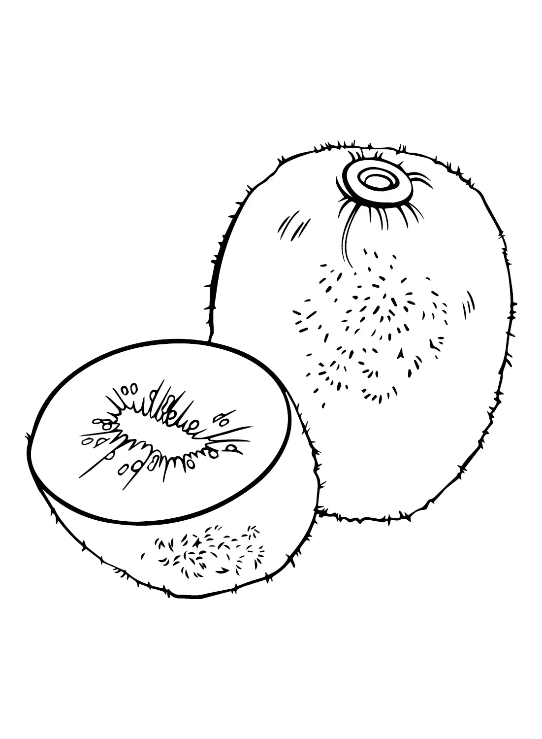 Kiwi Fruit Coloring Pages 28