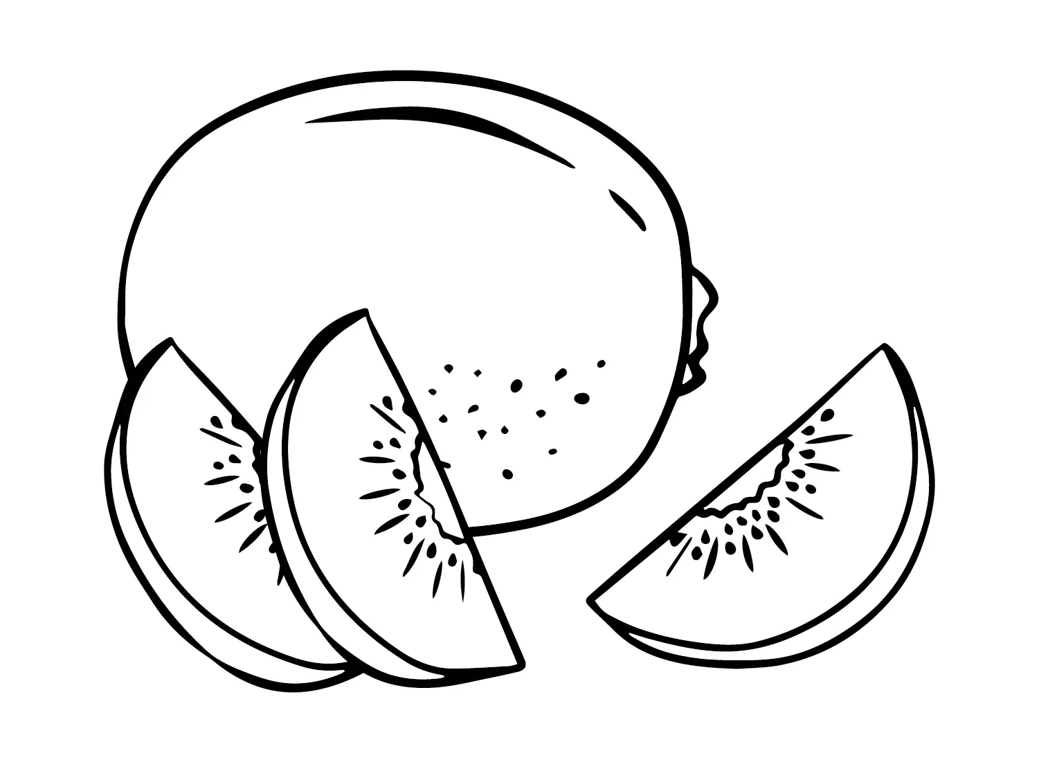 Kiwi Fruit Coloring Pages 29