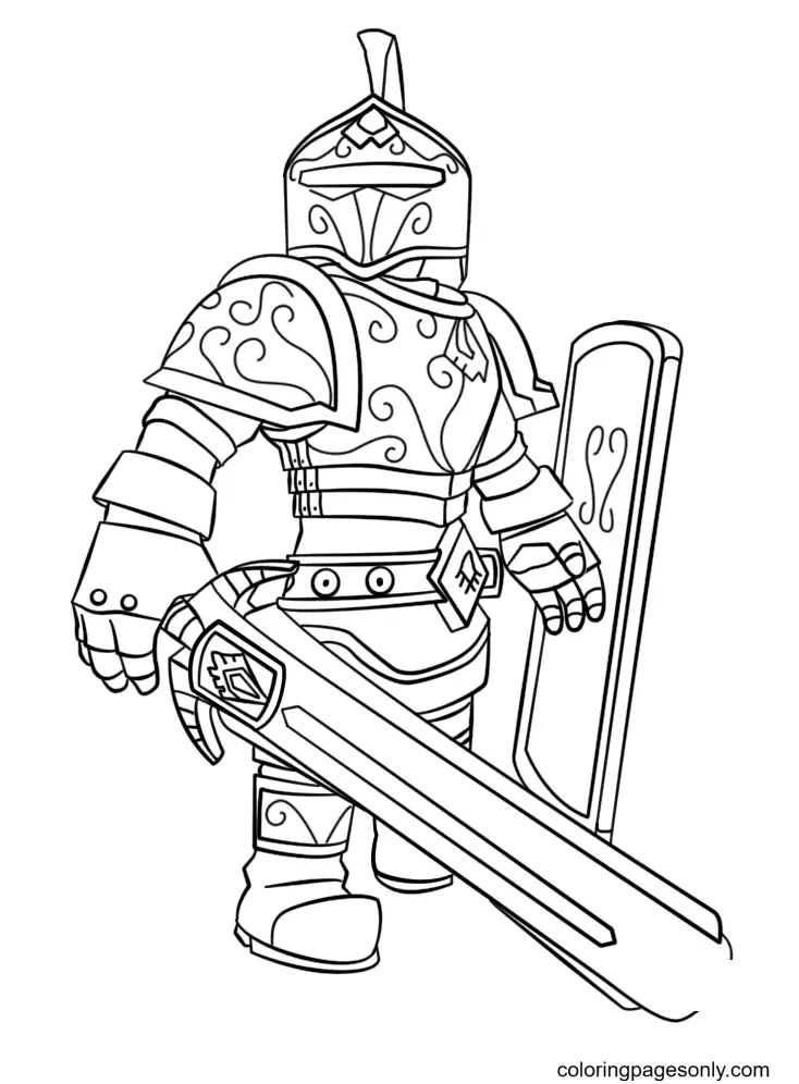 Knight Coloring Pages 33