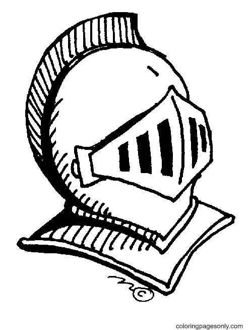 Knight Coloring Pages 7