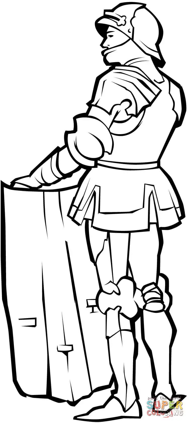 Knights coloring pages 55